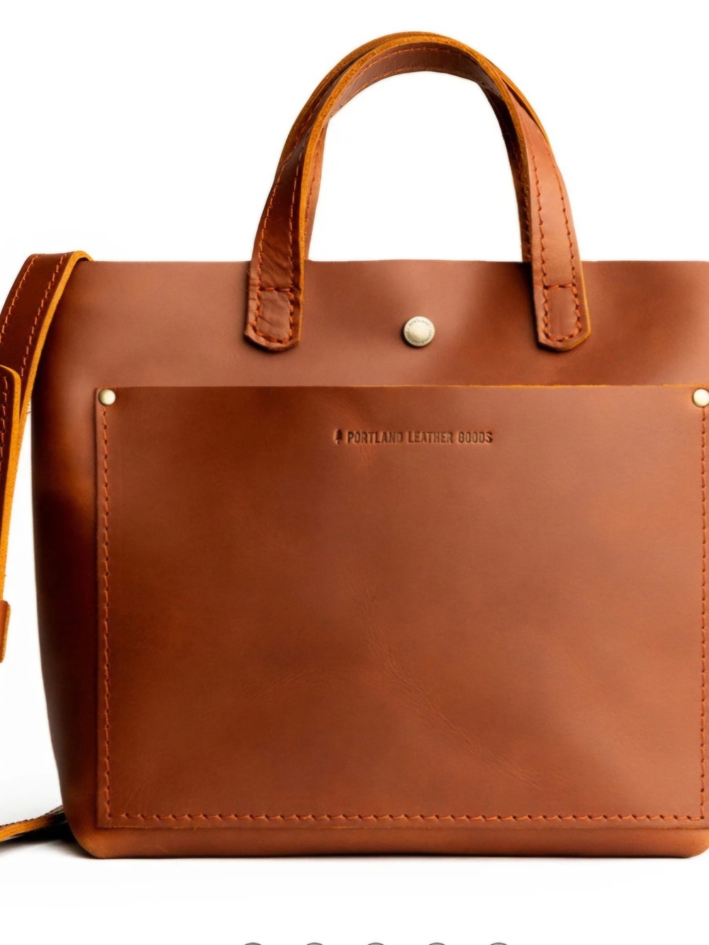 Portland Leather Goods Honey Leather Tote